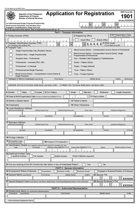 bir form 1901 pdf.